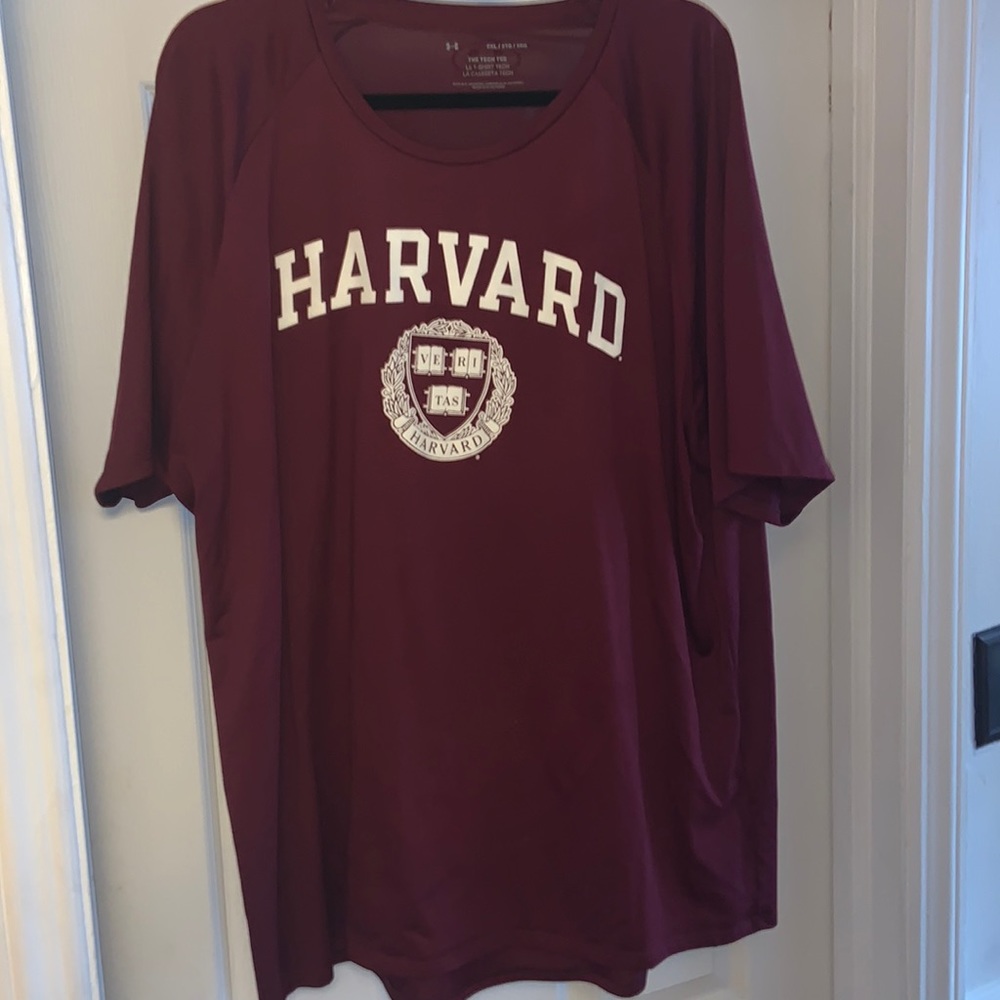 XXL burgundy Harvard under armour performance shirt